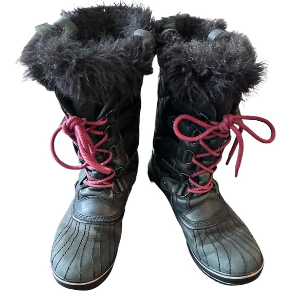 Sorel Tofino II Black Lace Up Waterproof Slip Resistant Women's Boot Size 10 - Picture 2 of 10